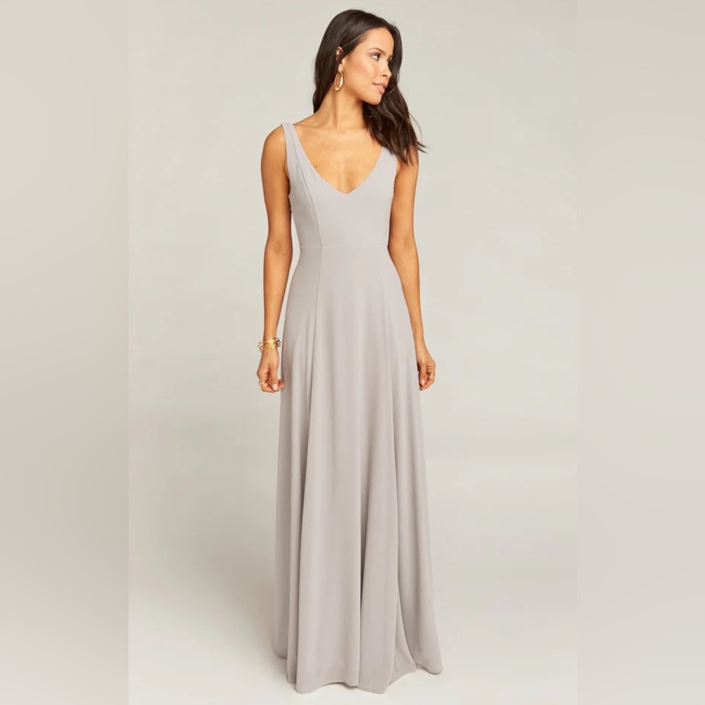 Show Me Your Mumu Jenn Grey Maxi Dress